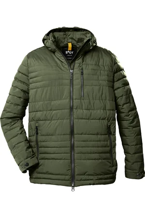 Stoy Steppjacke »STW 16 MN QLTD JCKT«, Atmungsaktive, wasserabweisende Steppjacke mit abzippbarer Kapuze