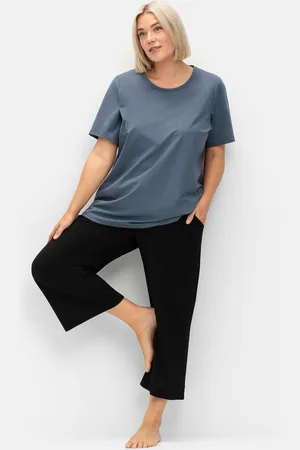 Sheego Sporthose »Yogahose in 7/8-Länge in 7/8-Länge, aus Funktionsmaterial«