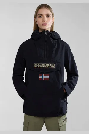 Napapijri Funktionsjacke »RAINFOREST S W PKT 3 041 BLACK«, mit Kapuze, Markenlogo auf dem Ärmel; Reißverschluss im Saum; Schnalle an Kapuze