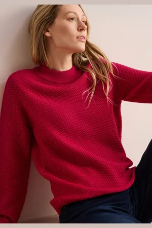 CECIL Stehkragenpullover, mit Struktur