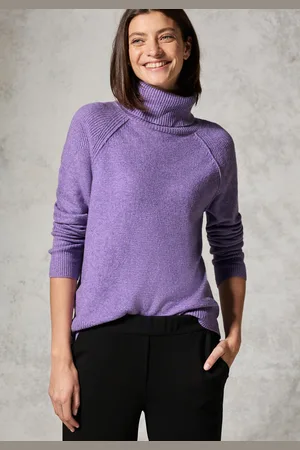 CECIL Rollkragenpullover, mit Rippbündchen