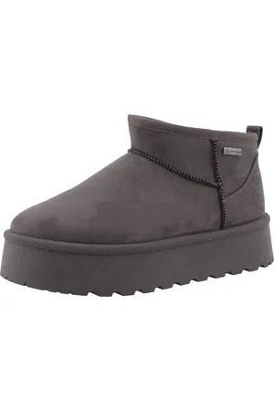 TOM TAILOR Winterboots, Plateau, Schlupfboots, Hausschuh mit modischen Ziernähten