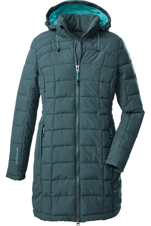 Killtec Steppmantel »Skane WMN Quilted PRK«, Moderner Parka von : warm, wasser- und winddicht, atmungsaktiv