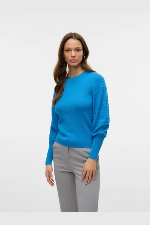 VERO MODA Strickpullover »VMHOLLYPOINTELLE LS O-NCK PULLOVE GA BOO«