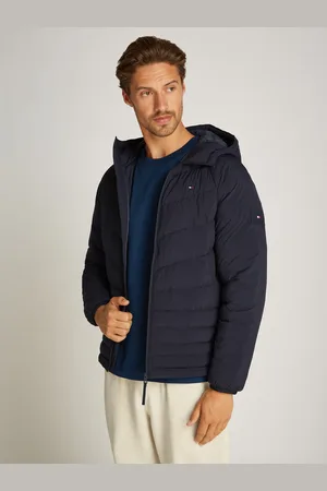 Tommy Hilfiger Steppjacke »MIX QUILT HOODED JACKET«, mit Kapuze, mit Raglanärmeln