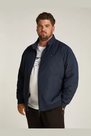 Tommy Hilfiger Allwetterjacke »BT-HARRINGTON JACKET-B«, in Großen Größen, Logostickerei