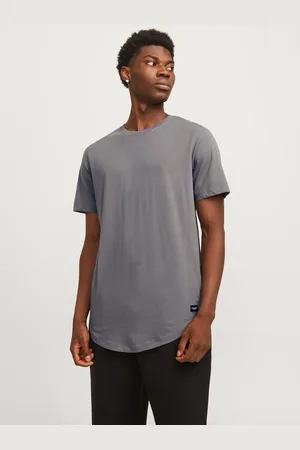 JACK & JONES Rundhalsshirt »JJENOA TEE SS CREW NECK NOOS«, mit abgerundetem Saum