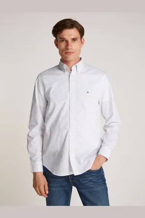 Tommy Hilfiger Businesshemd »FLEX POPLIN POLKA DOT RF SHIRT«, mit Punktprint