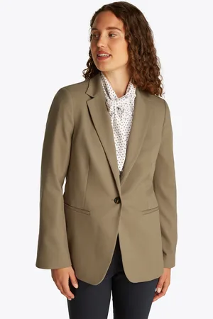 Tommy Hilfiger Longblazer »SMD CORE REGULAR SB BLAZER«, mit Logostickerei