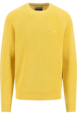 Fynch-Hatton Strickpullover, mit Logo Stickerei