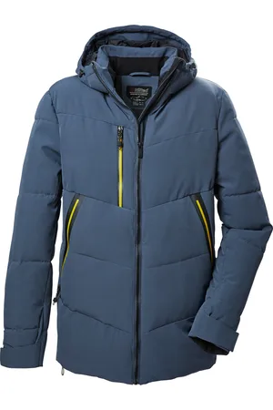 Killtec Steppjacke »KOW 1 MN QLTD JCKT«, Wasser- und windabweisende Funktionsjacke, Kapuze, recyceltes Material