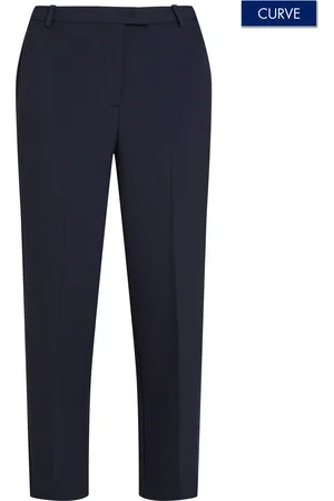 Tommy Hilfiger Webhose »CRV PUNTO SLIM STRAIGHT PANT«, in Großen Größen, mit Logostickerei