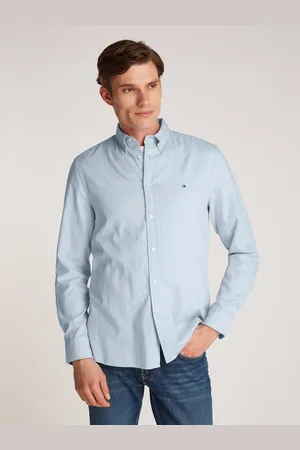 Tommy Hilfiger Businesshemd »FLEX DOBBY SF SHIRT«, mit Logostickerei