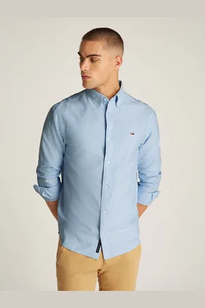 Tommy Hilfiger Langarmhemd »TJM REG OXFORD SHIRT EXT«, mit Logostickerei