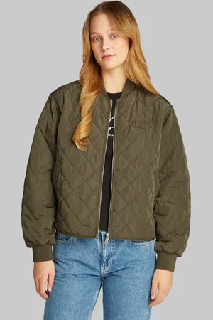 Calvin Klein Bomberjacke »LW QUILTED JACKET«, mit Logodruck, mit Steppmuster