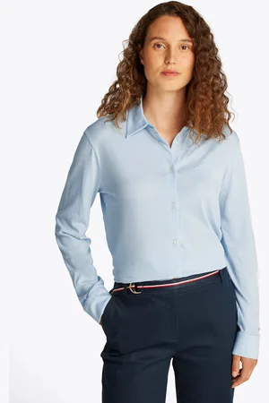 Tommy Hilfiger Klassische Bluse »CASUAL BTN DOWN SHIRT LS«, mit Metalllabel