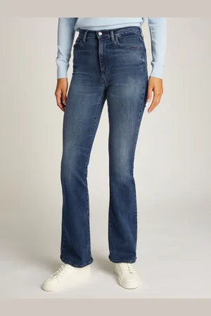 Tommy Hilfiger Slim-fit-Jeans »Sylvia High Rise Flare«, mit Logo-Badge