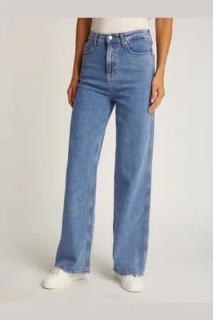 Tommy Hilfiger Weite Jeans »Claire High Rise«, mit Logo-Badge