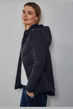 Street one Softshelljacke, mit Kapuze, mit Kapuze und Tunnelzug