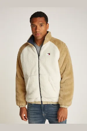 Tommy Hilfiger Bomberjacke »TJM FLUFFY REVERSIBLE JACKET EXT«, mit kontrastfarbenen Ärmeln