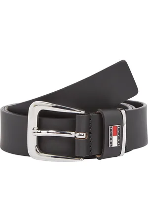 Tommy Hilfiger Ledergürtel »TJW HERITAGE 3.0«, Einfachdornschließe, Metallpatch