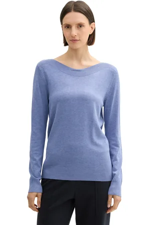 TOM TAILOR Longpullover, mit Rippbündchen