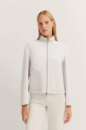 Bugatti Wolljacke, ohne Kapuze, mit Stehkragen & Reißverschluss