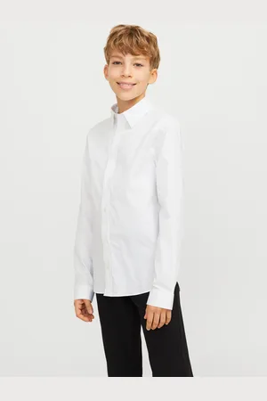 JACK & JONES Langarmhemd »JJEAXEL STRETCH SHIRT LS NOOS JNR«