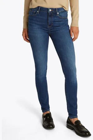 Tommy Hilfiger Skinny-fit-Jeans »COMO Skinny Regular Waist«, mit Logo-Badge, in Knöchellänge