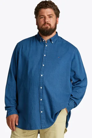 Tommy Hilfiger Jeanshemd »BT-CHAMBRAY SHIRT-B«, in Großen Größen, Mit Logostickerei