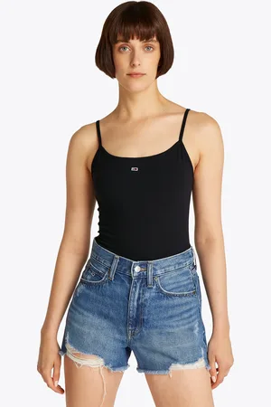 Tommy Hilfiger Spaghettitop »TJW ESSENTIAL STRAP TOP EXT«, mit Logostickerei
