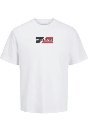JACK & JONES Rundhalsshirt »JJECORP GRAPHIC TEE SS O-NECK NOOS«, mit Logo Print