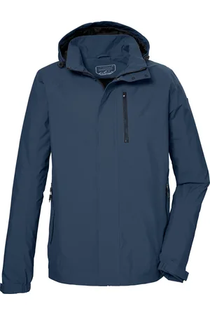 Killtec Outdoorjacke »KOS 52 MN JCKT«, Wasser-/winddicht, abn Kapuze, atmungsaktiv, nachhaltige Fertigung