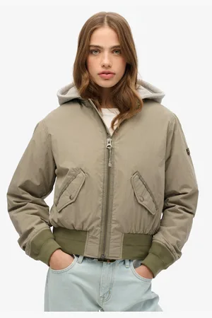 Superdry Bomberjacke »HOODED MA1 BOMBER JACKET«, mit Kapuze