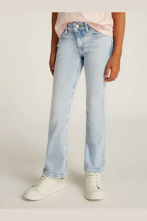 Calvin Klein Bootcut-Jeans »MR FLARE LIGHT BLUE VISUAL DENIM«, für Kinder bis 16 Jahre mit Logopatch