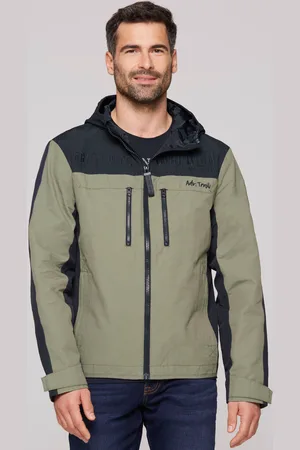 Camp David Outdoorjacke, mit Kapuze, mit Logostickereien