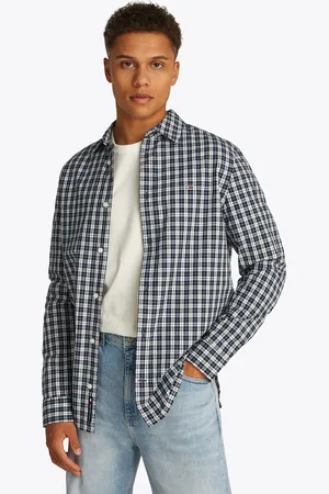 Tommy Hilfiger Langarmhemd »TJM REG POPLIN CHECK LS SHIRT«