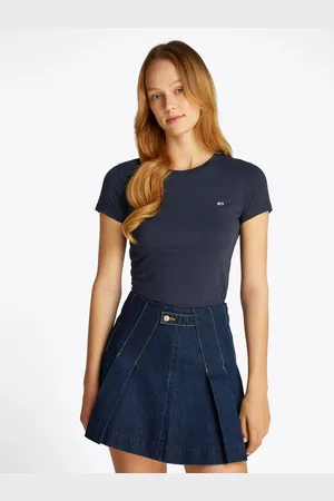 Tommy Hilfiger T-Shirt »TJW SLIM C-NECK TEE«, mit Logo-Stickerei