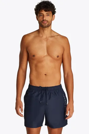 Tommy Hilfiger Badeshorts »MEDIUM DRAWSTRING«, mit Logostickerei an der Hüfte