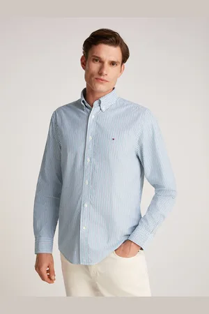 Tommy Hilfiger Langarmhemd »FLEX POPLIN CLASSIC STP RF SHIRT«, mit Sreifenmuster