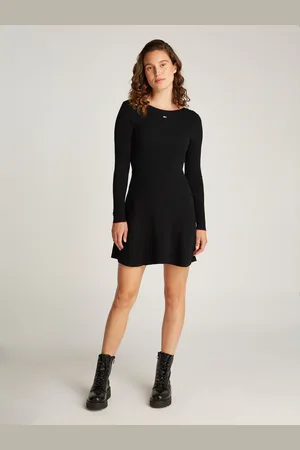 Tommy Hilfiger Strickkleid »TJW F&F CABLE SWEATER DRESS«, mit Zopfmuster