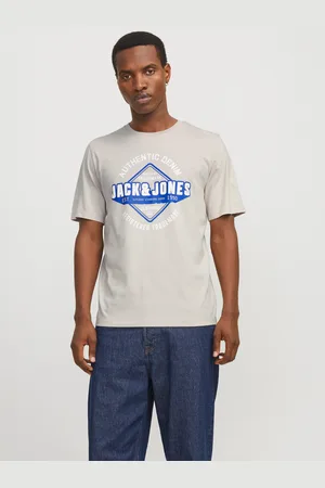 JACK & JONES Rundhalsshirt »JJELOGO TEE SS O-NECK 2 COL SS25 SN«, mit Logo Print