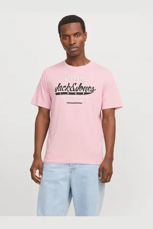JACK & JONES Rundhalsshirt »JJELOGO TEE SS O-NECK 2 COL SS25 SN«, mit Logo Print