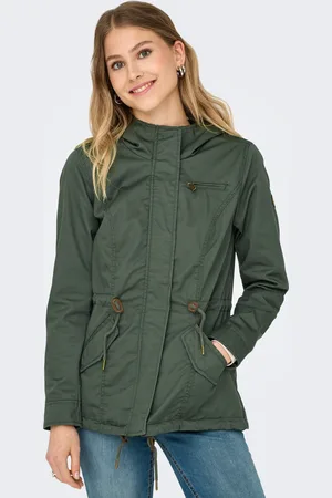 ONLY Parka »ONLLORCA CANVAS PARKA CC OTW«, mit Kapuze, mit Kapuze