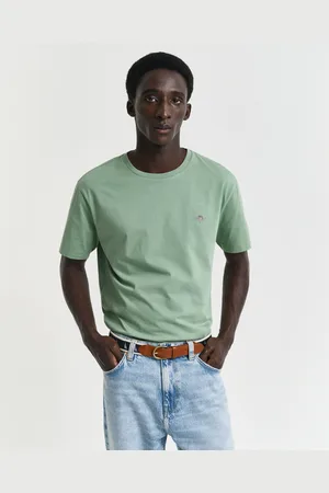 GANT T-Shirt »REG SHIELD SS T-SHIRT«, mit Logostickerei auf der Brust