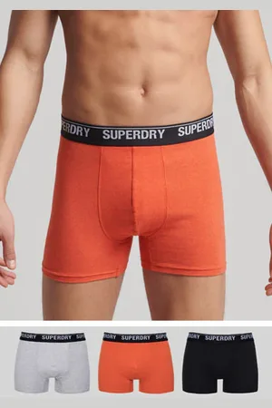 Superdry Langer Boxer »SD lg Boxer web wb 3x«, (3 St., 3er-Pack), mit Logo Webbund