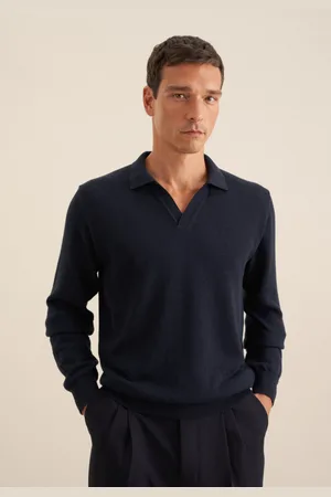 Seidensticker Strickpullover »Regular«, Langarm Kragen Uni