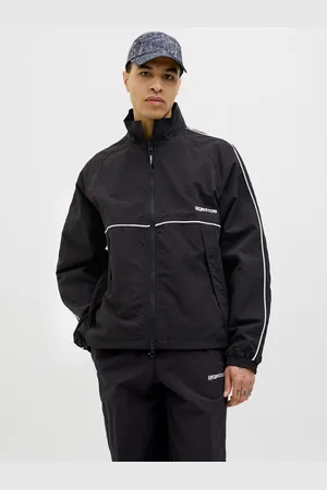 JACK & JONES Outdoorjacke »JCOUNION TRACK JACKET SN«, ohne Kapuze, Mit stylischem Print