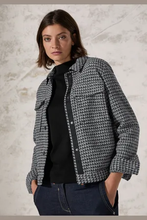 CECIL Jackenblazer, mit Jaquard Muster
