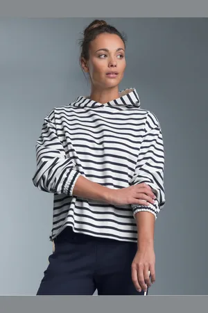 Trigema Kapuzensweatshirt » Hoodie mit Ringelmuster«